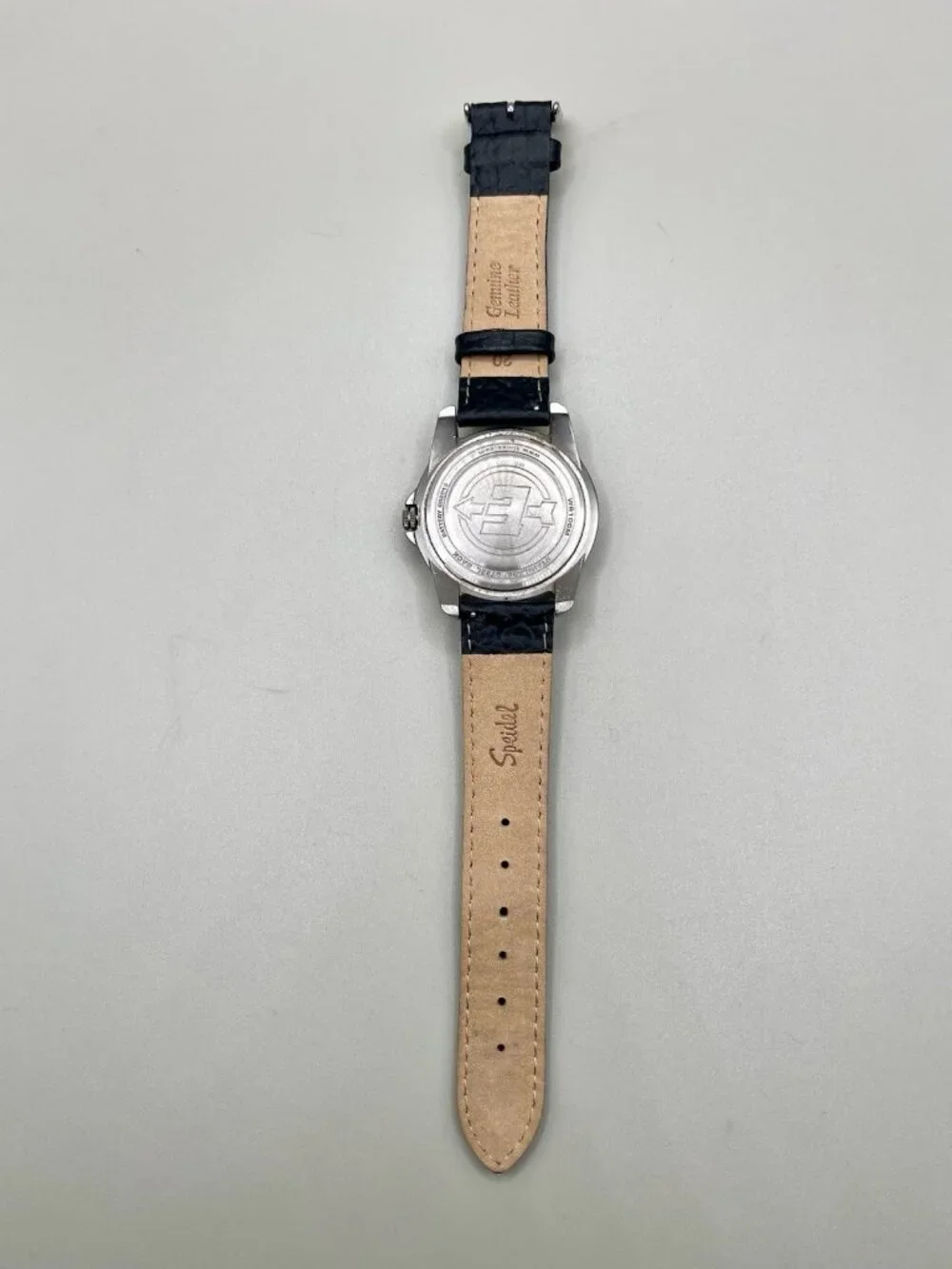 Vintage 90s Timex Expedition Indiglo WR100M Day Date Quartz Watch Leather Band